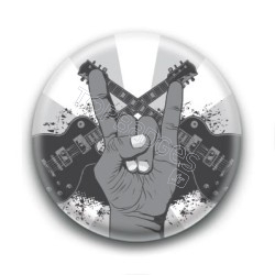 Badge Guitares & Cornes du diable 