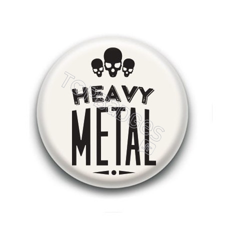 Badge Heavy Métal