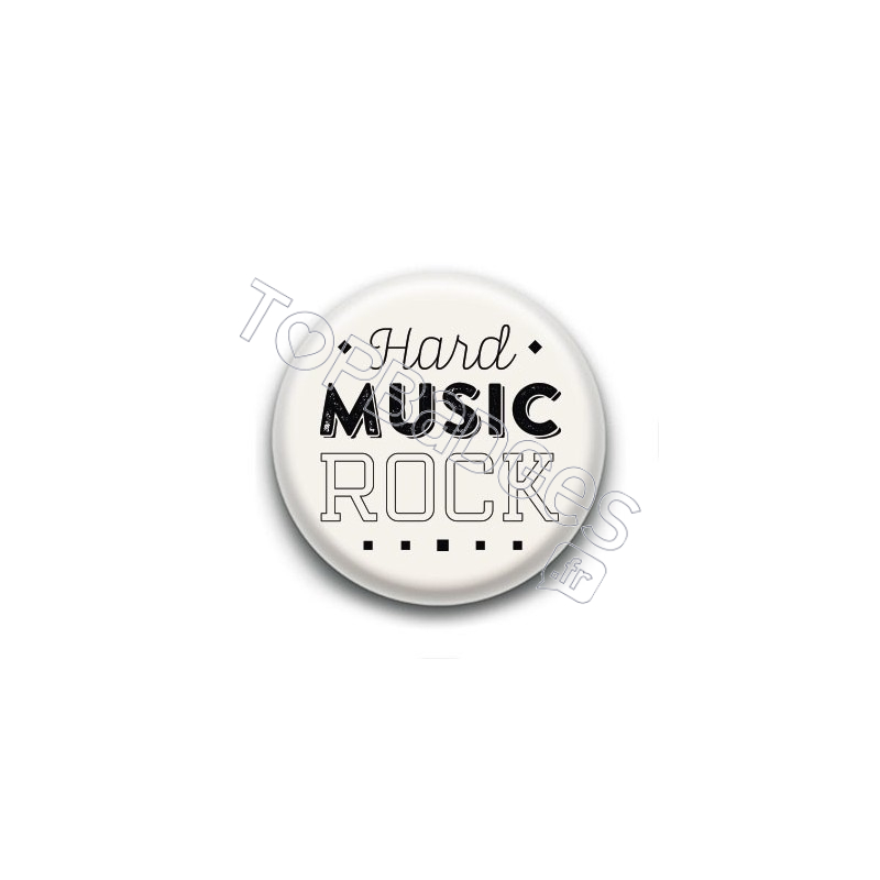 Badge Hard Music Rock