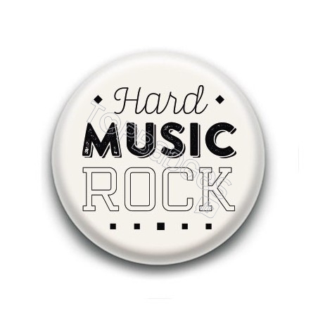 Badge Hard Music Rock