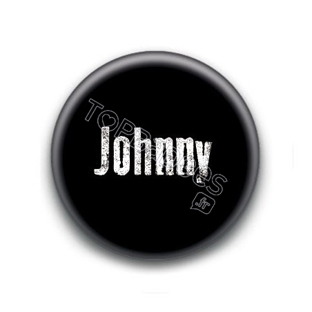 Badge : Johnny H, fond noir 2