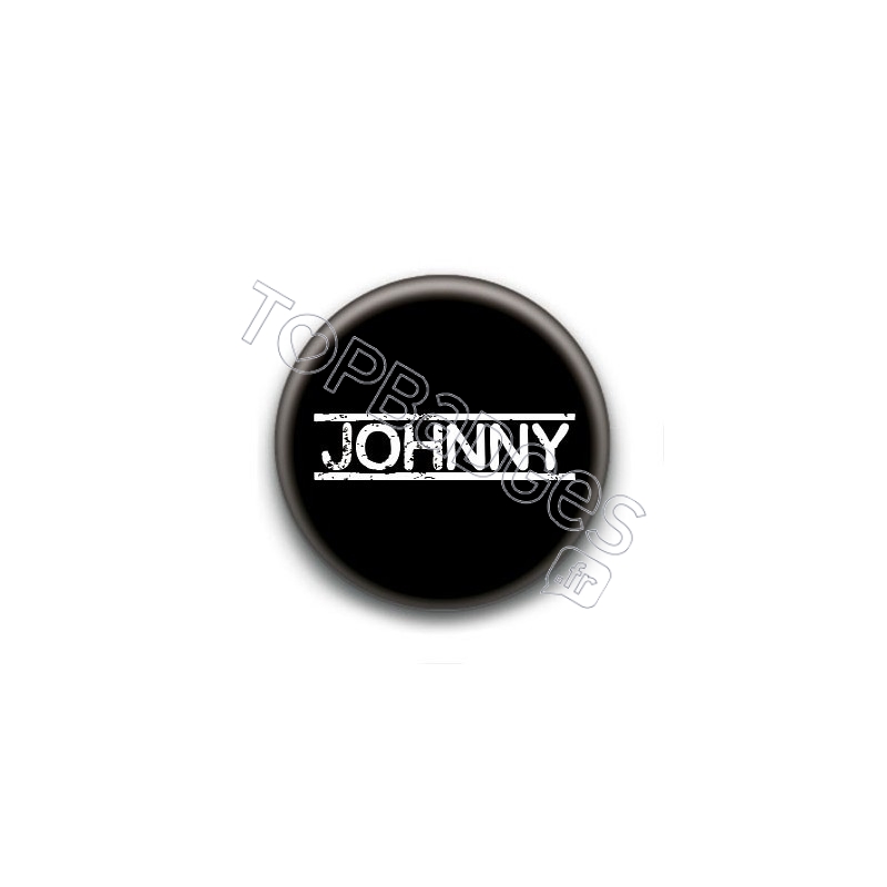 Badge : Johnny H, fond noir 4