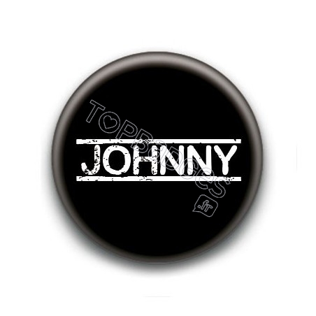 Badge : Johnny H, fond noir 4