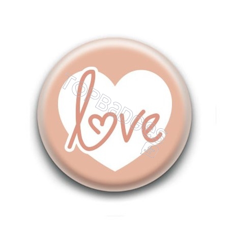 Badge : Coeur love
