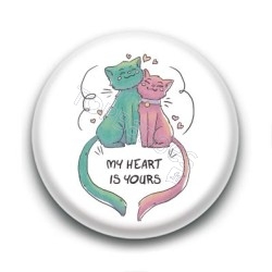 Badge My heart is yours Chats