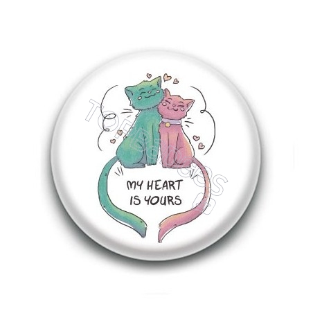 Badge My heart is yours Chats
