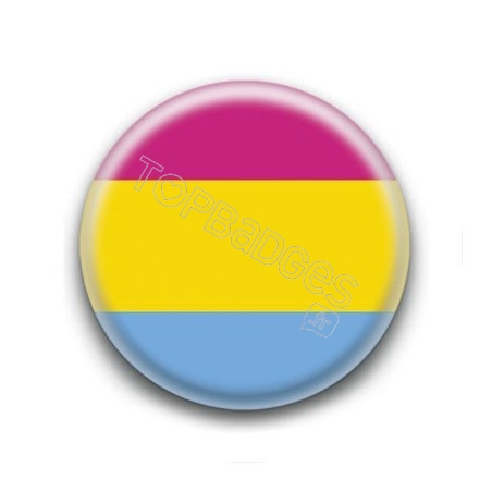 Badge : Drapeau pansexuel