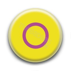 Badge : Drapeau intersexe