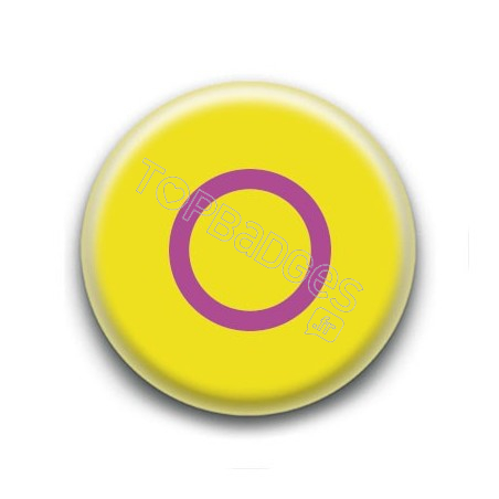 Badge : Drapeau intersexe