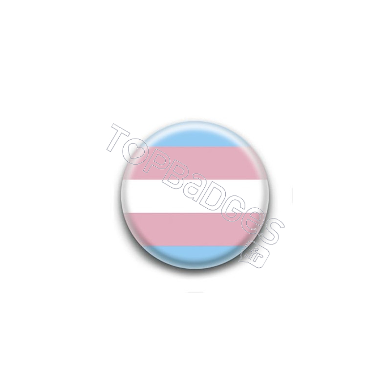 Badge : Drapeau transgenre