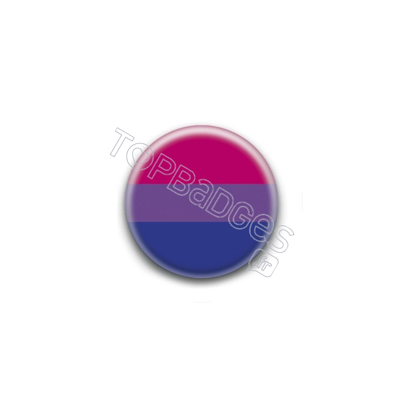 Badge : Drapeau bisexuel