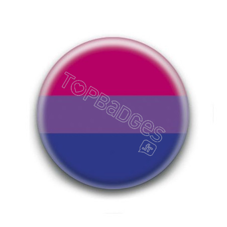 Badge : Drapeau bisexuel