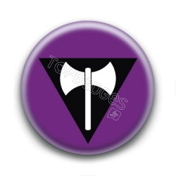 Badge : Drapeau lesbien