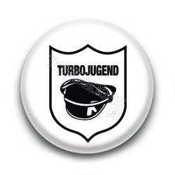 Badge : Turbojugend, blanc