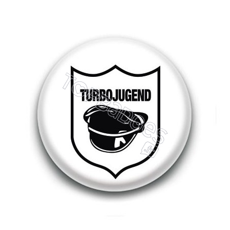 Badge : Turbojugend, blanc