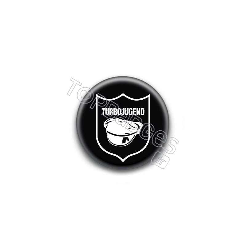 Badge : Turbojugend, noir