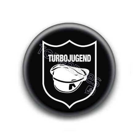 Badge : Turbojugend, noir