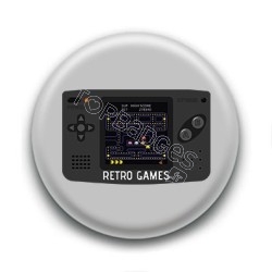 Badge Console Retro Games