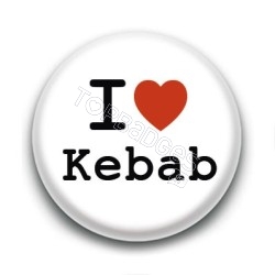 Badge I Love Kebab