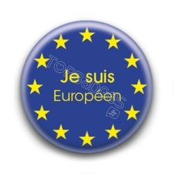 Badge Je suis Européen