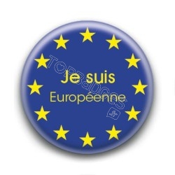 Badge Je suis Européenne