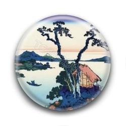 Badge : Cabanon, estampe japonaise