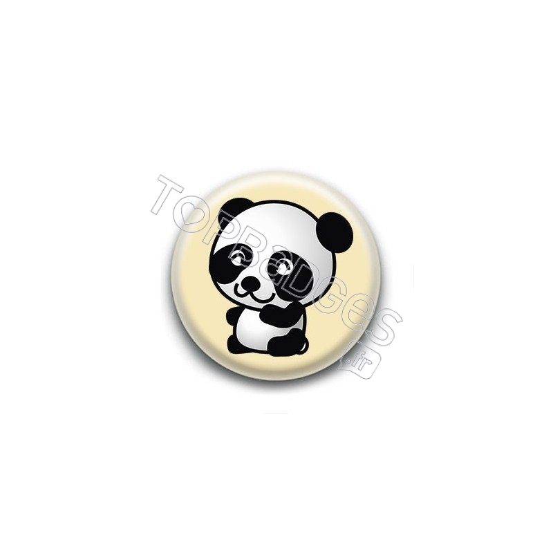 Badge Cute Panda
