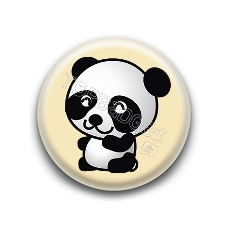 Badge Cute Panda