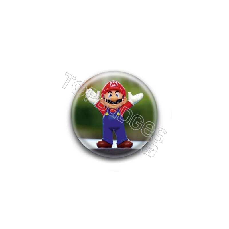 Badge Mario Figurine