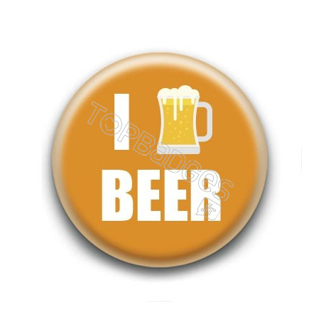 Badge I Love Beer