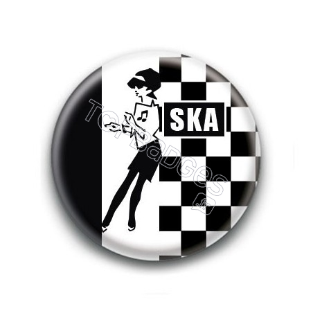 Badge Ska Girl