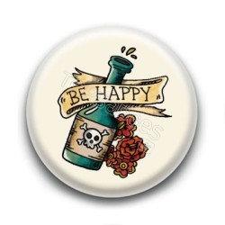 Badge Tatoo Be Happy