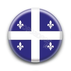 Badge Drapeau Québec