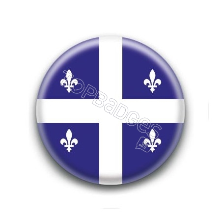 Badge Drapeau Québec