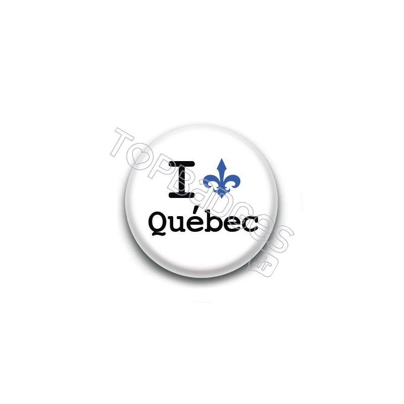 Badge I Love Québec