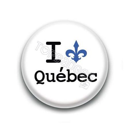 Badge I Love Québec