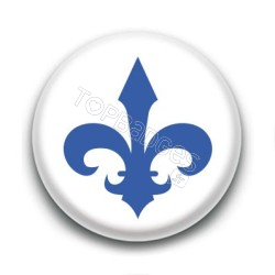 Badge Lys Bleu Québec