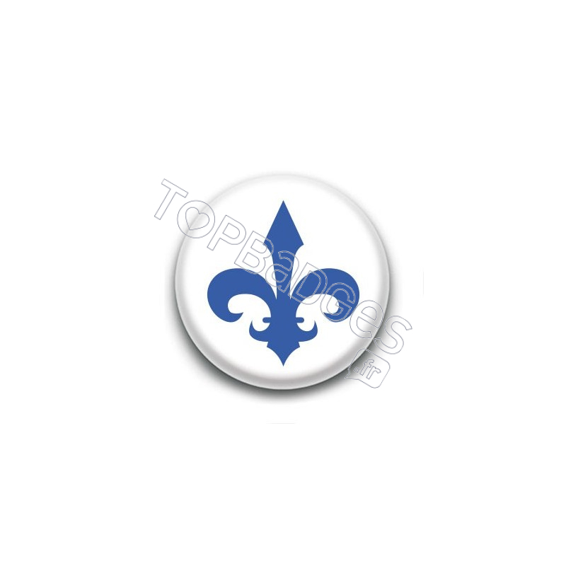 Badge Lys Bleu Québec