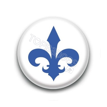 Badge Lys Bleu Québec