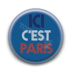 Badge Ici c'est Paris