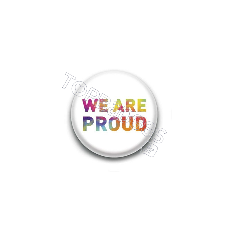 Badge : We are proud