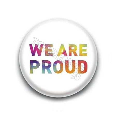 Badge : We are proud