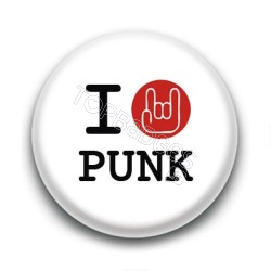 Badge I Love Punk