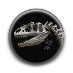 Badge T-Rex Squelette