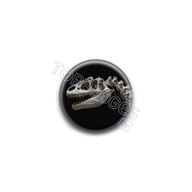 Badge T-Rex Squelette