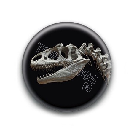 Badge T-Rex Squelette