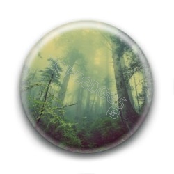 Badge Forêt Brumeuse