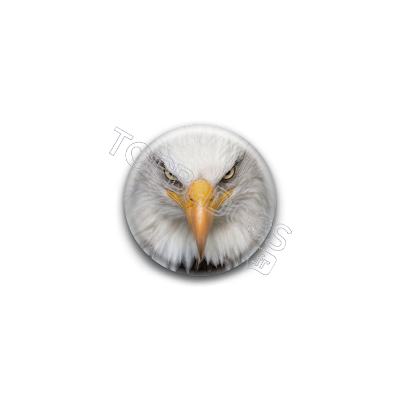 Badge Aigle Menacant
