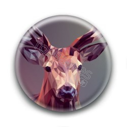 Badge : Cerf graphique