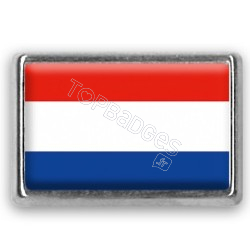 Pins rectangle : Drapeau Pays-Bas